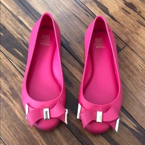 Girls Mel by Melissa pink flats